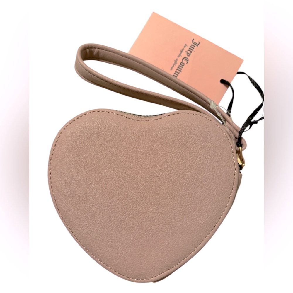 Juicy Couture retro velour heart wristlet - NWT - Picture 2 of 5